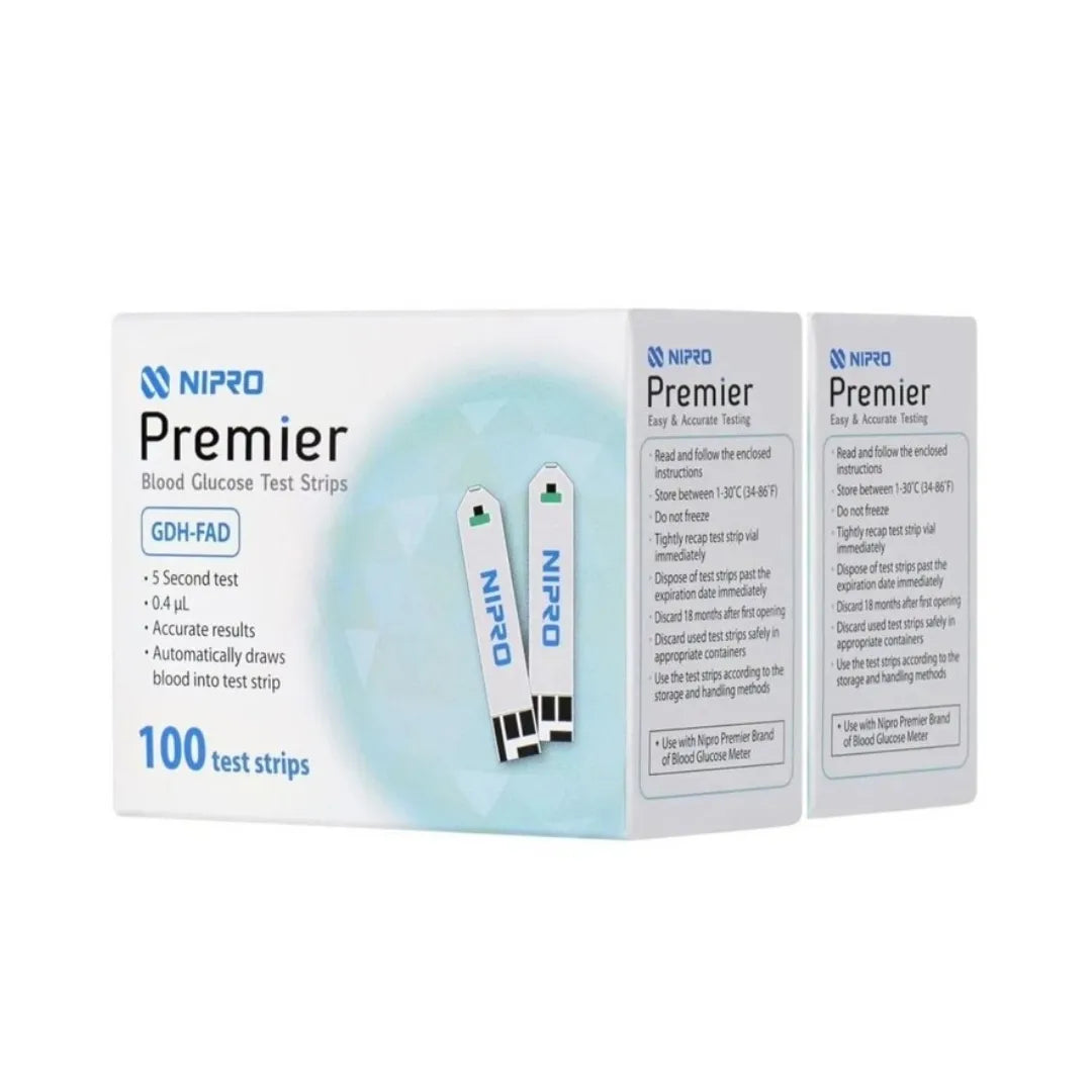 Buy Premier Glucometer Strips - 100 Strip Pack Online