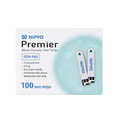 Buy Premier Glucometer Strips - 100 Strip Pack Online