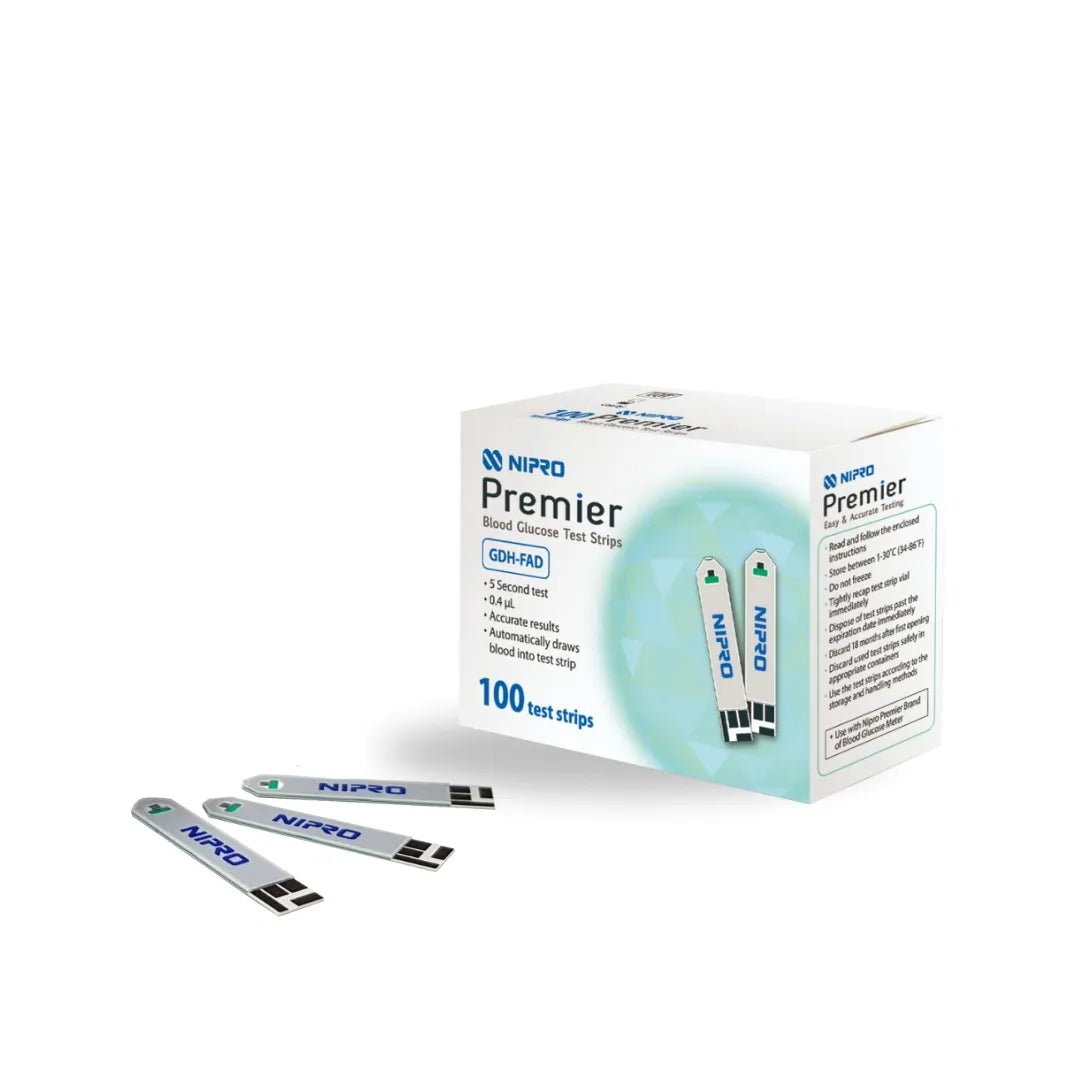 Buy Premier Glucometer Strips - 100 Strip Pack Online