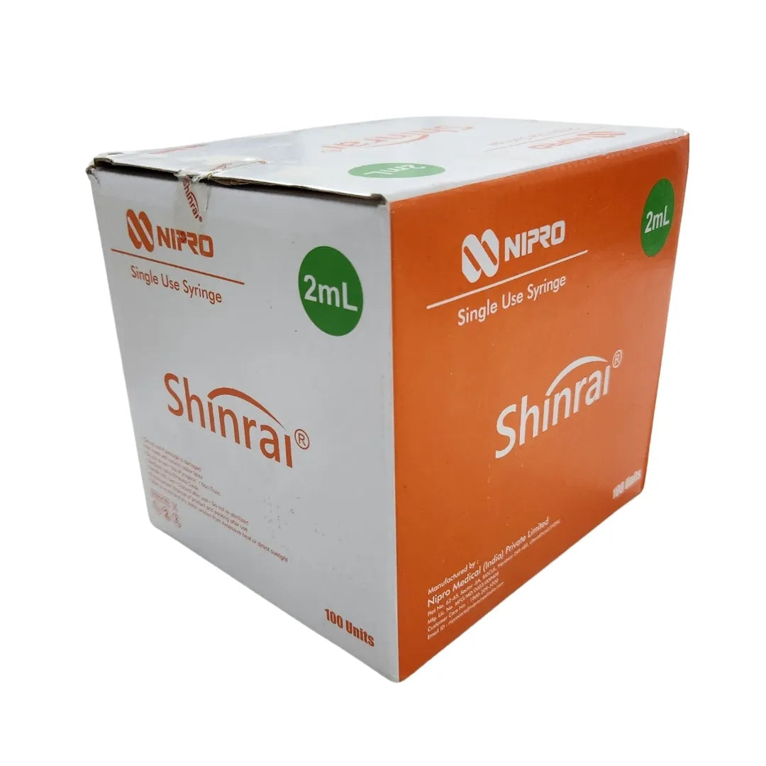 Buy Nipro Syringe 2ml with Needle Online for Medical Use