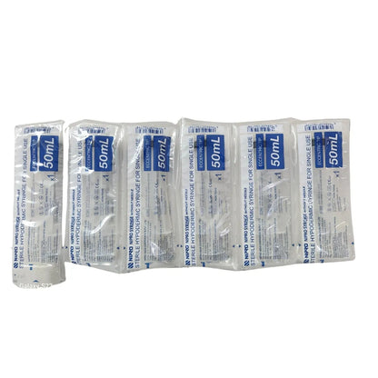 Nipro Syringe 50ml - 30 Units Pack