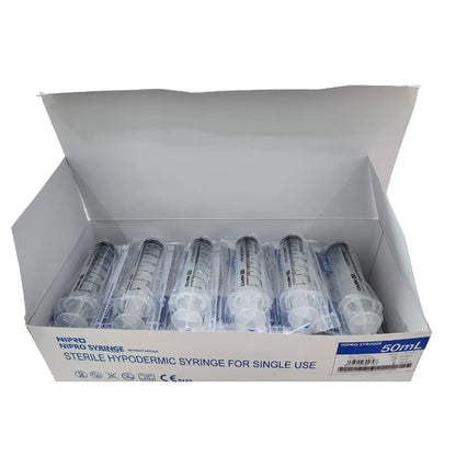 Nipro Syringe 50ml - 30 Units Pack
