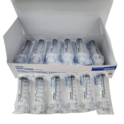Nipro Syringe 50ml - 30 Units Pack