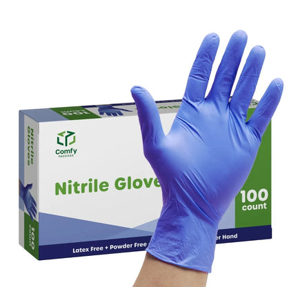 Buy Nitrile Gloves (Pack of 100) for Medical Use | SurgiNatal