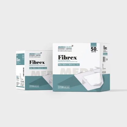 Fibrex Non-Woven Adhesive Dressing With Non Adherent Pad(7cm X 5cm)