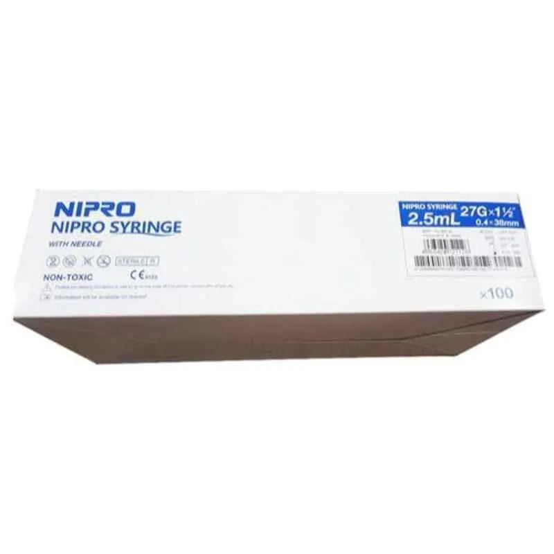 Buy Nipro Syringe 2.5ml with Needle Online - Trusted Supplier