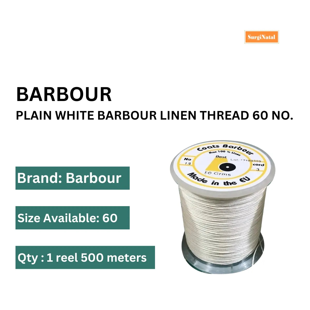 Buy Barbour Linen Suture Thread NO.60 for Surgical Procedures