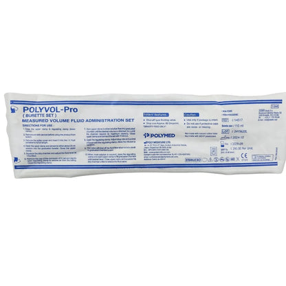 Buy Polyvol Burette Set 110ml - Medical Supplies | Polymed