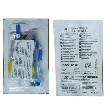 Portex Epidural Minipack System 1 - 18G 100/391/118