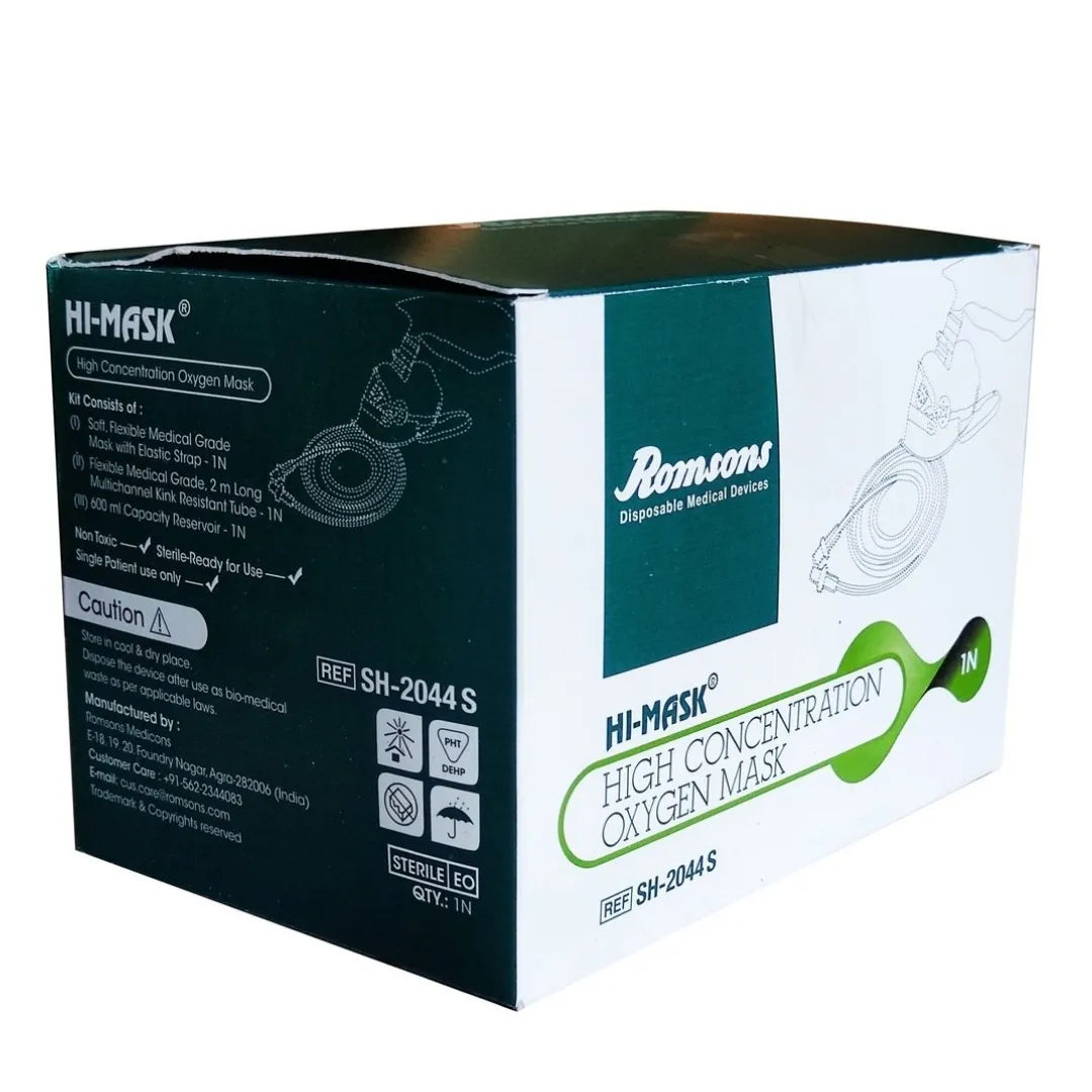 Buy Romsons Hi-Mask Oxygen Concentration Mask Online