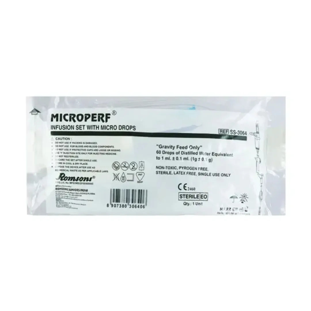 Buy Romsons Microperf Infusion Set (SS-3064) Online
