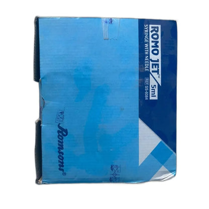Buy Romsons Romo Jet Syringe with 5ml Needle - Pack of 100