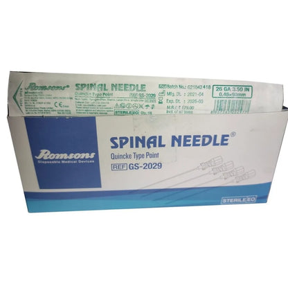 Buy Romsons Spinal Needle - Reliable Lumbar Puncture Online