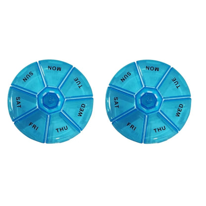 Round Pill Box - Weekly AKL030