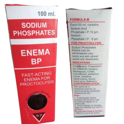 Buy Sodium Phosphate Enema Bp 100ml for Medical Use