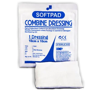 Buy Softpad Combine Dressing Pad 10cm x 20 cm | Datt Medi