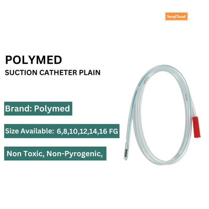Buy Suction Catheter Plain Online for Medical Needs | Polymed