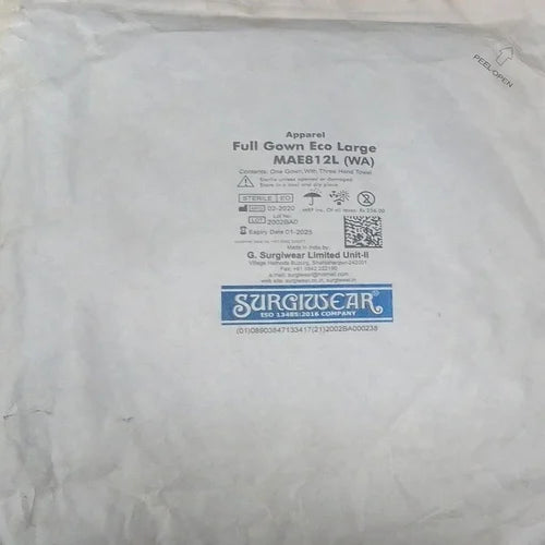 Buy Full Gown Eco Large MAE812L for Surgical Gown Supplier