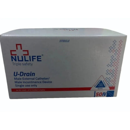 Nulife U-Drain Male Catheter, Natural Rubber Latex
