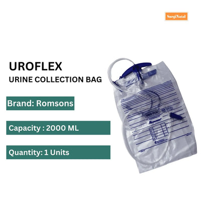 Buy Romsons UROFLEX UROBAG Urine Bag - Best Price