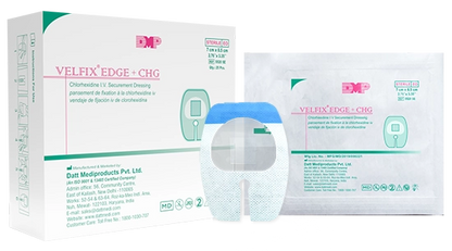 Datt Velfix-EDGE 6cm*7cm – High-Quality Self-Adhesive Dressing -Cannula Fixer for Pediatric – Buy Now at Lowest Price