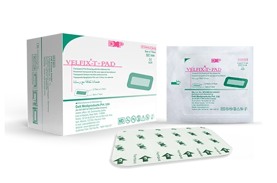 Datt Velfix-T+Pad 8cm x 15cm Adhesive Dressing for Wound Care
