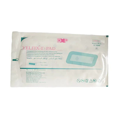 Datt Velfix-T+Pad 10cm x 20cm Adhesive Dressing Pad for Wound Care