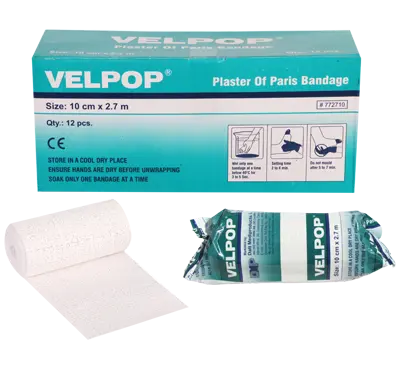 Datt Medi Velpop Plaster of Paris Bandage 15 cm x 2.7 m | POP Bandage | 1 Piece