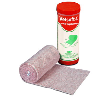Datt Medi Velsoft-I Elastic Cotton Crepe Bandage 10 cm x 4.5 m