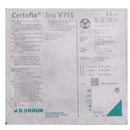 Buy Certofix Trio Central Venjson Catheter Kit | B Braun