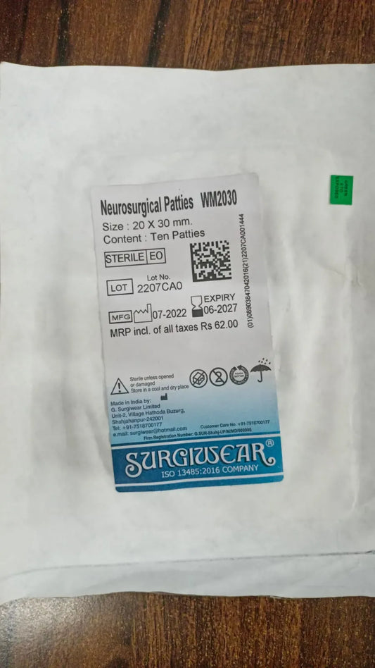 Buy Neurosurgical Patties Online for Precision Surgery