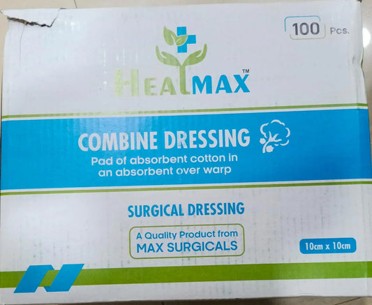 Healmax Surgical Combine Dressing pad 10cm x 10cm