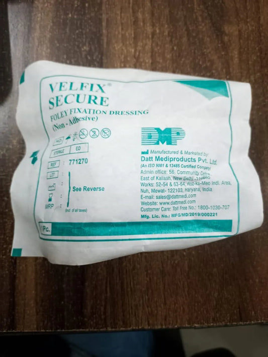 Datt Velfix Secure Foley Fixation Dressing (Non- Adhesive )