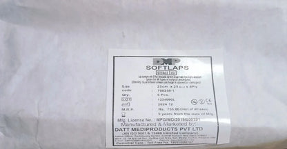 Datt SoftLaps 25cm x 25cm 8Ply - 5Pcs Surgical Pads - Buy Now