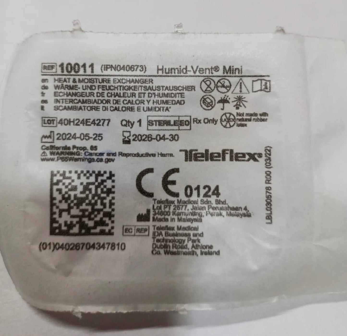 TeleFlex Humid-Vent Filter Mini ( 10011)
